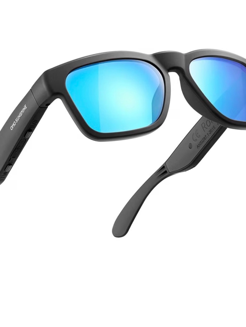 Oho Smart Glasses Polarized Sunglasses Bluetooth Speaker UV Protection VoiceCTL